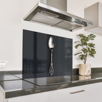 Spatscherm Aluminium - Lepel - Zilver - Metaal