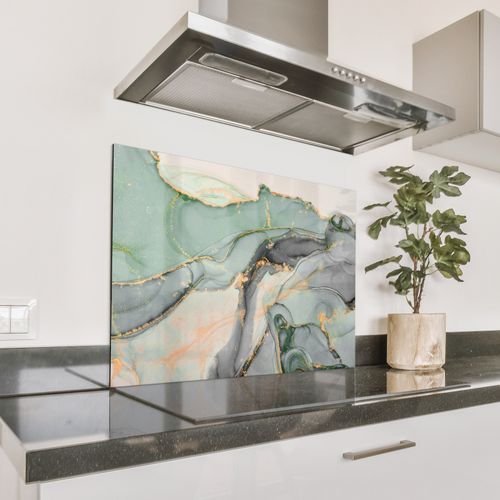Spatscherm Aluminium - Aardse Elegance