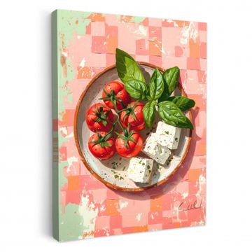 Canvas schilderij - Mediterraanse Zomer