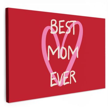 Moeder - Quote - Hartje - Rood