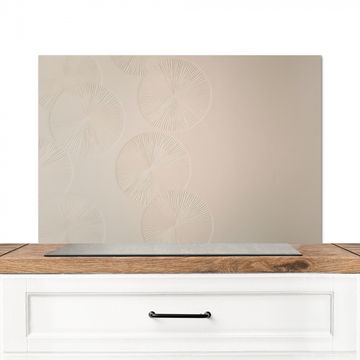 Spatscherm Aluminium - Japandi - Beige - Modern