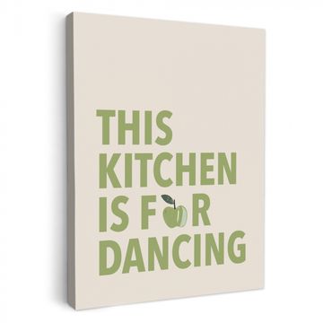 Canvas schilderij - Quote - Appel - Illustratie