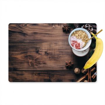 Placemat vinyl - Hout - Landelijk - Warm - Natuur