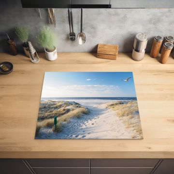 Inductie beschermer - Kustlijn in de Ochtendstilte