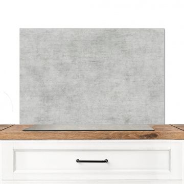 Spatscherm Aluminium - Verweerde Grijze Canvas