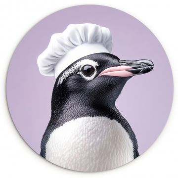 Muurcirkel - Pinguïn - Koksmuts - Lief - Paars