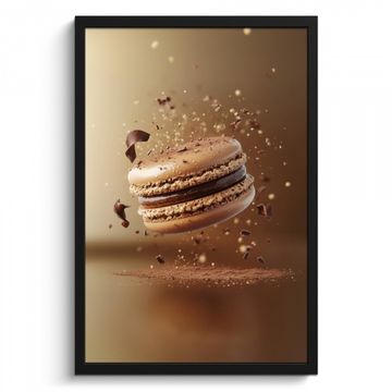 Poster met lijst - Chocolade - Macarons - Eten - Snoep