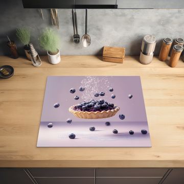 Inductie beschermer - Eten - Taart - Bessen - Blauw