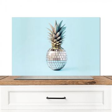 Spatscherm Aluminium - Blauw - Ananas - Disco - Discobal