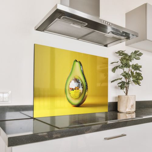 Spatscherm Aluminium - Avocado - Discobal - Geel - Glitter