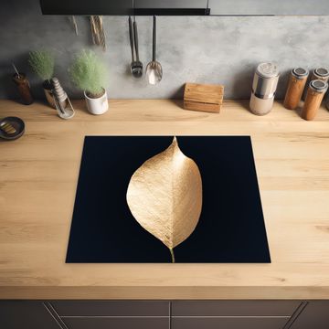 Inductie beschermer - Solitair blad in goud
