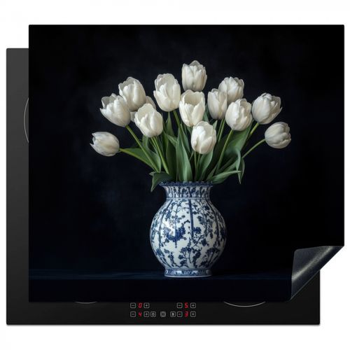 Wit - Bloemen - Tulpen - Vaas
