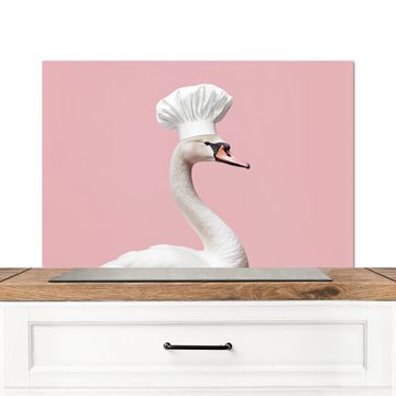 Spatscherm Aluminium - Zwaan - Koksmuts - Mooi - Klassiek