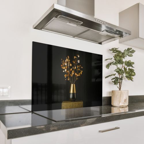 Spatscherm Aluminium - Goudbruine - Bladeren - Vaas - Herfstachtig