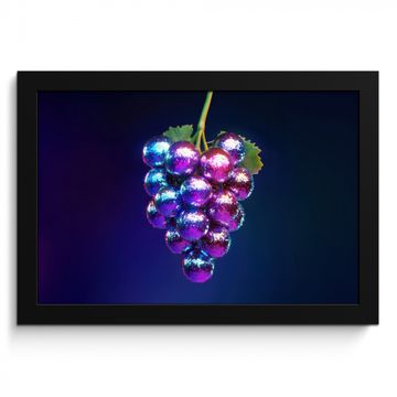 Poster met lijst - Paars - Disco - Feest - Druif