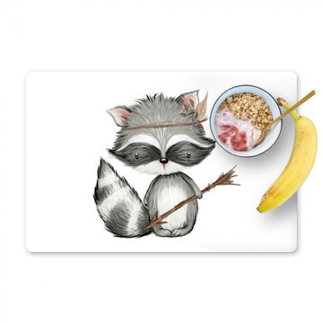 Placemat vinyl - Wasbeer - Dier - Bosdieren