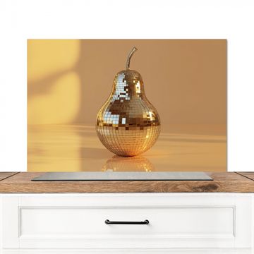 Spatscherm Aluminium - Goud - Disco - Glitter - Peer