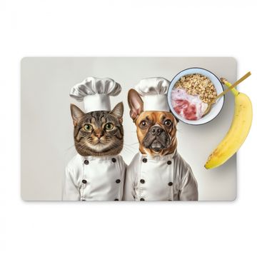 Placemat vinyl - Kat - Hond - Kokskleding
