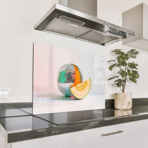 Spatscherm Aluminium - Disco - Discobal - Meloen - Pastel