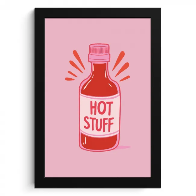 Pittig - Rood - Saus - Grafisch KitchenYeah - Keuken - Fotolijst klein -3d