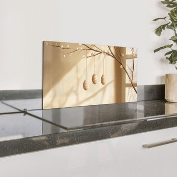 Spatscherm Aluminium - Beige - Paastak - Eieren