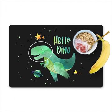 Placemat vinyl - Quotes - 'Hello dino' - Spreuken - Jongens - Kids - Kinderen