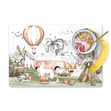 Placemat vinyl - Avontuurlijke Luchtballon Safari