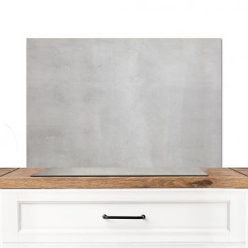 Spatscherm Aluminium - Zacht Betonnen Fluistering