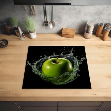 Inductie beschermer - Appel - Groen - Fruit - Water - Zwart