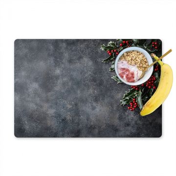 Placemat vinyl - Christmas - Takken - Winter - Rood