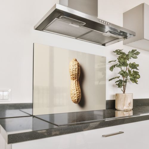 Spatscherm Aluminium - Pinda - Ruw - Beige