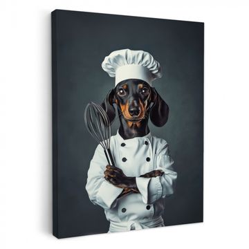 Canvas schilderij - Hond - Garde - Kok
