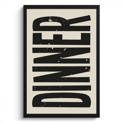 Poster met lijst - Eten - Vintage - Retro - Japandi