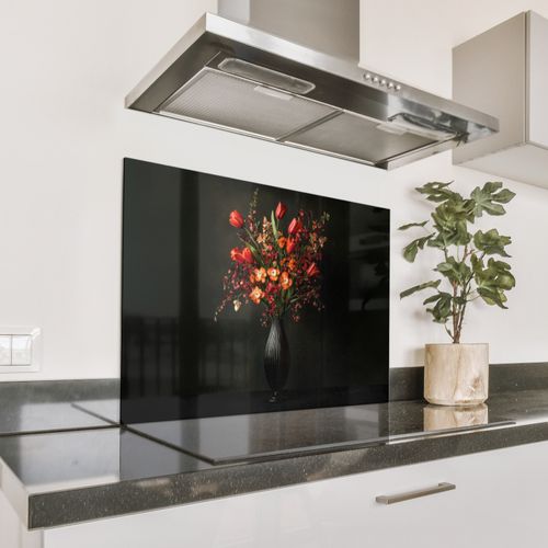 Spatscherm Aluminium - Bloemen - Takken - Boeket