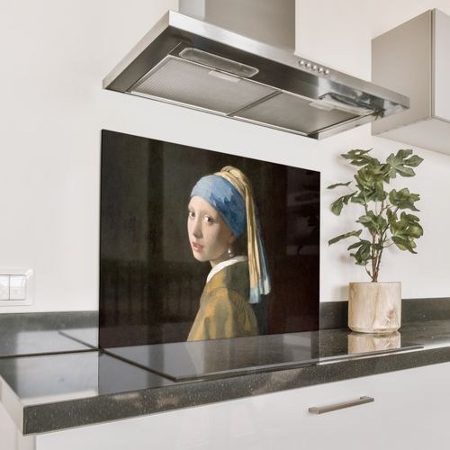 Spatscherm Aluminium - Het Meisje met de Parel