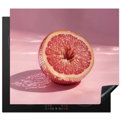Inductie beschermer - Grapefruit - Roze - Disco - Shiny