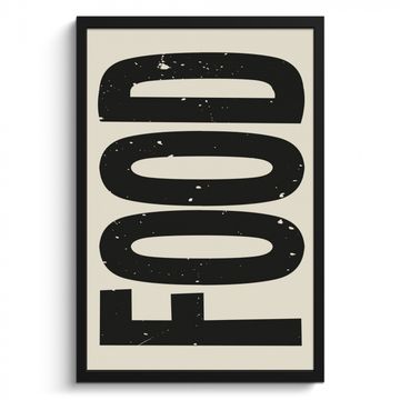 Poster met lijst - Japandi - Eten - Vintage - Decoratie