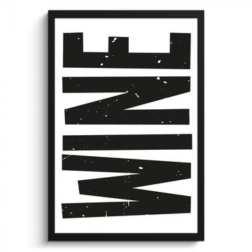 Poster met lijst - Vintage - Japandi - Wine - Decoratie