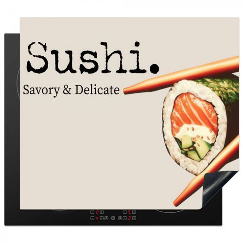Inductie beschermer - Sushi - Zalm - Rijst - Japans