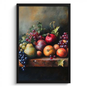 Poster met lijst - Rustiek - Stilleven - Fruit