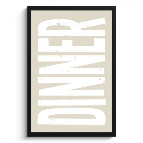 Poster met lijst - Vintage - Beige - Japandi - Wit