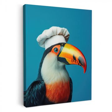 Canvas schilderij - Toekan - Papegaai - Vogel - Koksmuts