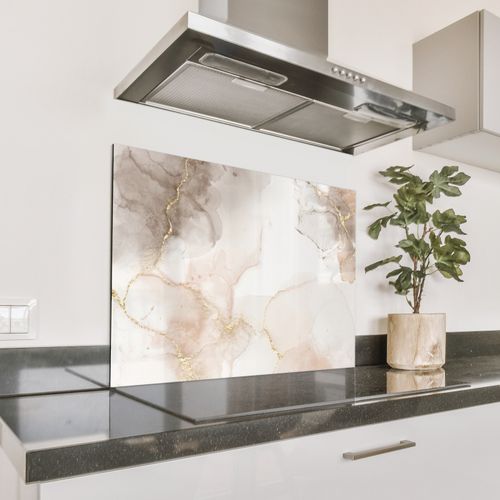Spatscherm Aluminium - Gouden Rivieren