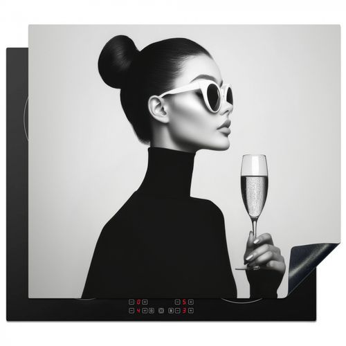 Inductie beschermer - Vrouw - Champagne - Modern