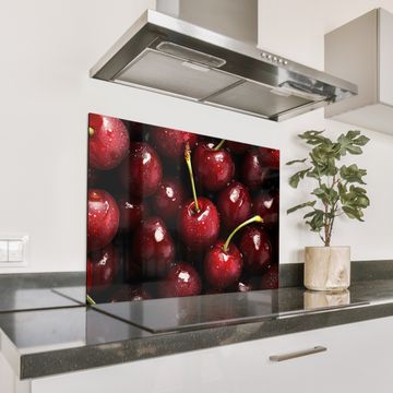 Spatscherm Aluminium - Rood - Fruit - Kersen
