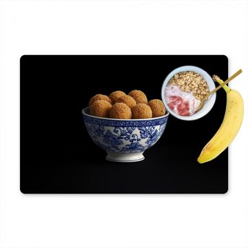 Placemat vinyl - Delfts blauw - Bitterballen - Holland - Schaal