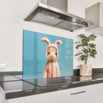 Spatscherm Aluminium - Lammetje - Paashaas - Kostuum