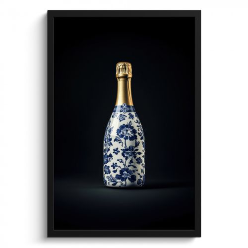 Champagne - Bloemen - Goud - Chique