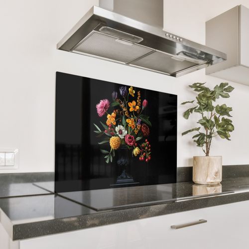 Spatscherm Aluminium - Sierlijk - Boeket - Bladeren