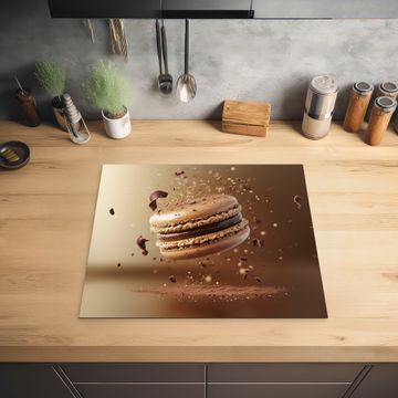 Inductie beschermer - Chocolade - Macarons - Eten - Snoep